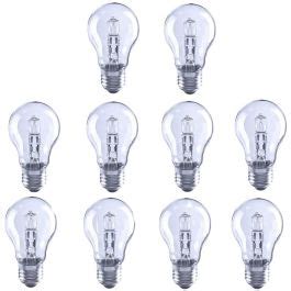 10X Low Energy GLS Halogen Light Bulb 42W E27 Dimmable