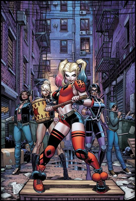 Harley Quinn And The Birds Of Prey Variant Cover By Arthur Adams Colours By Sabine Rich