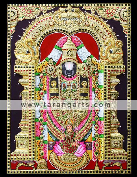 Lord Balaji Tanjore Paintings Tanjore Painting Painting Lord Balaji