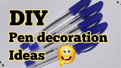 5 Easy DIY Pen Decorations Back To School Supplies Craft Compilation