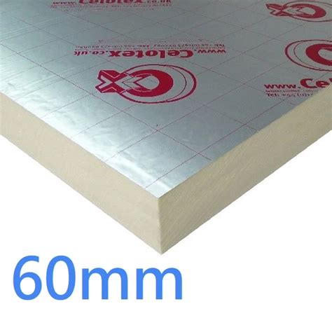 60mm Celotex CW4000 Cavity PIR Insulation Board ǀ pack of 10