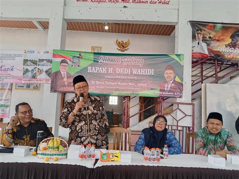 Kunjungan Kerja Di Indramayu Anggota Dpr Ri Dedi Wahidi Resmikan