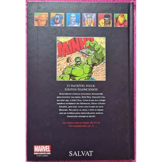 O Incr Vel Hulk Gritos Silenciosos Editora Salvat A Cole O Oficial