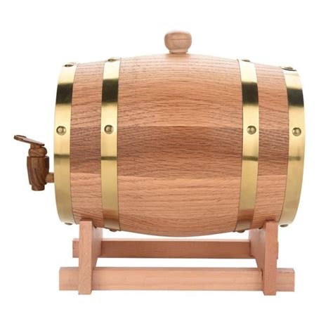 Sonew tonneau de vin de chêne en bois Distributeur de baril de vin en