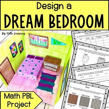 design  dream bedroom project based learning math area  perimeter