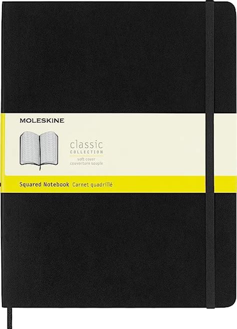 Moleskine Klassisches Notizbuch Kariertes Notizbuch Weicher Einband