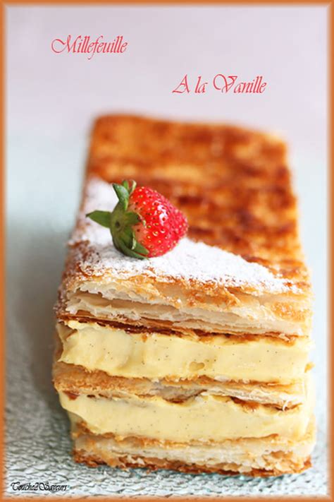 Recette de Millefeuille à la vanille