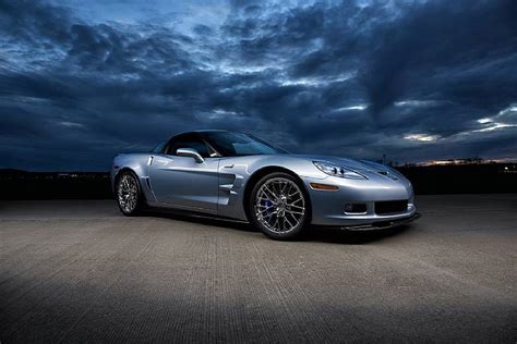 Corvette Zr Carlisle Blue Metallic Miles W Zr Package Of