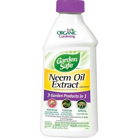 Garden Safe 16 Oz Neem Oil Extract Concentrate Hg 93179 2 The Home Depot