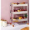 Swadhin Stainless Steel 3 Layer Fruit And Vegetable Stand Basket