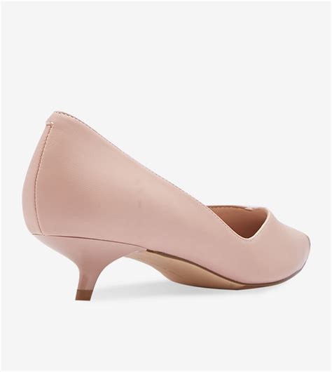 Buy Charles Keith Pointed Toe Slingback Kitten Heels Nude CK1