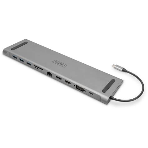 Digitus Dockingstation Port Usb C X Hdmi Vga Grau Docking