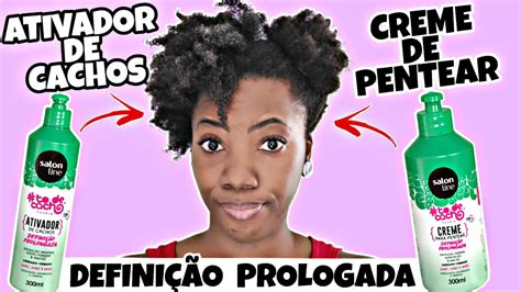 Testando Ativador De Cachos Defini O Prolongada E Creme De Pentear