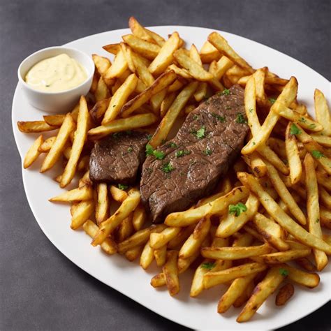 Steak Hach With Pommes Frites Cheats B Arnaise Sauce Recipe