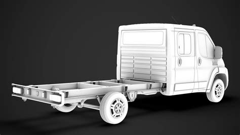 Ram Promaster Cargo Chassis Truck Crew Cab 4035xl Wb 2019 3d Model By Creator 3d