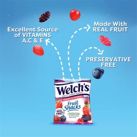 Welch S Berries N Cherries Fruit Snacks 32oz 40ct Pack Of 2 2