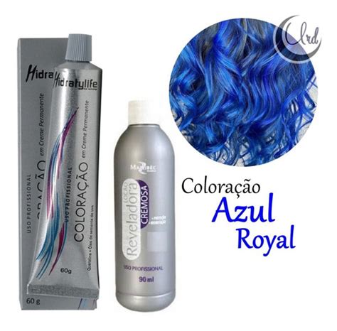 Tinta Cabelo Colora O Azul Royal Tinta G Mairibel Ox Ml