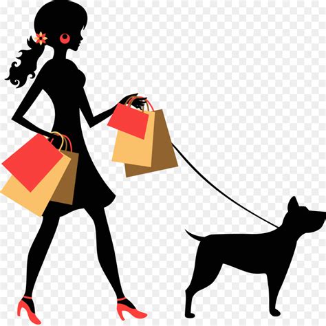 Free Girl Walking Dog Silhouette, Download Free Girl Walking Dog ...