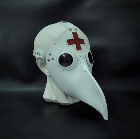 Plague Doctor Mask White Plague Doctor Face Mask Plague Doctor Costume ...