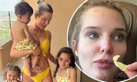 Helen Flanagan Poses In A Retro Bikini And Fields Answers Questions