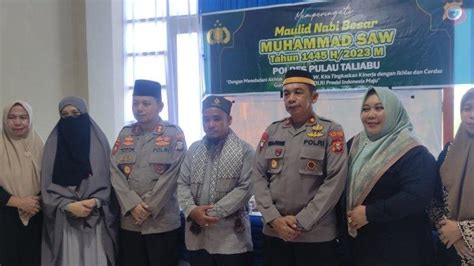 Polres Taliabu Gelar Maulid Nabi Muhammad Saw 1445 H Akbp Totok