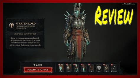 Diablo Wraith Lord Bundle Review Youtube