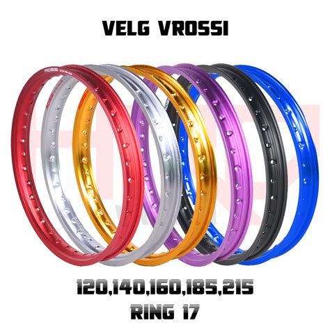 Jual Velg Ring Merk Vrossi Wm Kotak Warna Biru