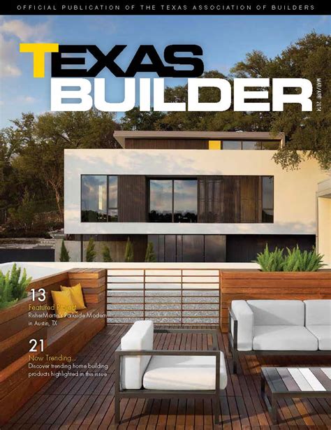 Parkside Modern Makes Texas Builder Magazine Risher Martin