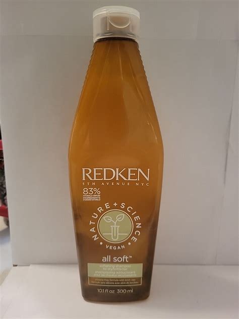 Redken All Soft Shampoo Nature And Science 101 Oz For Dry Brittle Hair ~ Vegan Ebay