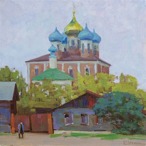 Купить картину Осень в Рязани в Москве от художника Уткин Евгений