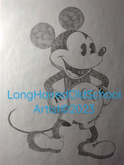 Mickey Mouse Pencil Sketch by LHOldSchoolArtist on DeviantArt