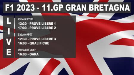 DIRETTA Gp Gran Bretagna F1 2023 Prove Libere Qualifiche E Gara