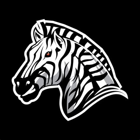 Nfl Style Zebra Head This Is An Internal Mascot Not A Corporate Logo