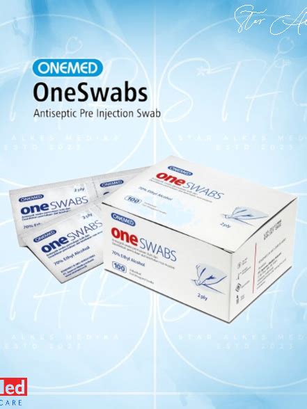 Jual Alkohol Swab Onemed Oneswab Tisu Alkohol Antiseptik Shopee