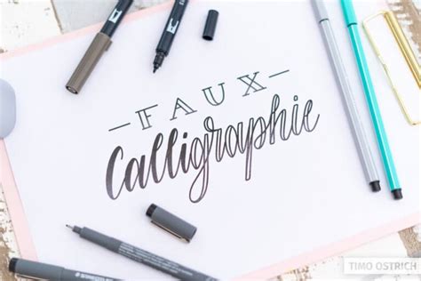 Faux Calligraphy - Lettering.org