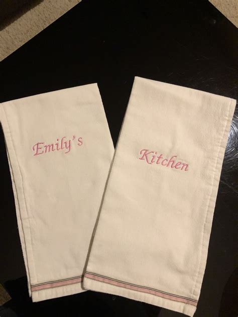 Embroidered Tea Towels | Tea towels, Embroidered, Sewing