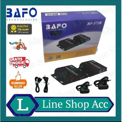 Jual Bafo Bf 372A Hdmi Extender 60 Meter Via Utp Shopee Indonesia