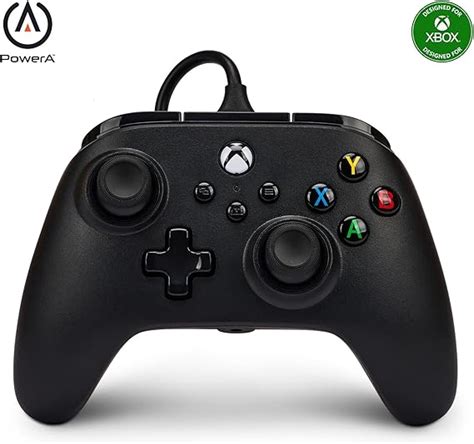 Nano Mando Con Cable Mejorado PowerA Para Xbox Series X S Negro