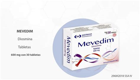 MEVEDIM TAB 600 MG CAJA C 30 DIOSMINA