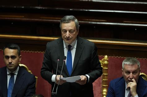 Draghi Va Alla Conta Chiedo Che Si Voti In Senato Sulla Fiducia Al