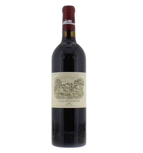 Chateau Lafite Rothschild Pauillac Bordeaux Red Blend Wine 2009 1399