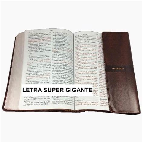 Biblia Reina Valera Letra Super Gigante Holman Caoba Con Iman