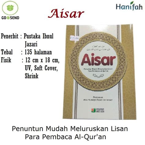 Jual Buku AISAR Penuntun Mudah Meluruskan Lisan Para Pembaca Al Qur