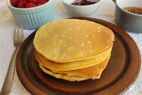 Receita de Panqueca americana sem leite Receitas Práticas