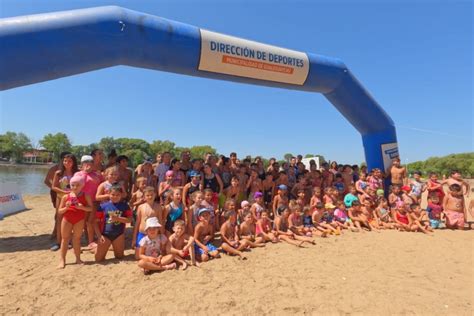 Desafío del río se dio cierre a la escuela de natación Municipalidad