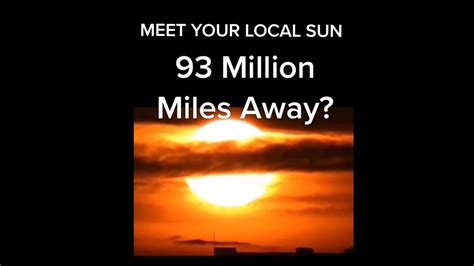 2023 The Sun Is NOT 93 Million Miles Away YouTube