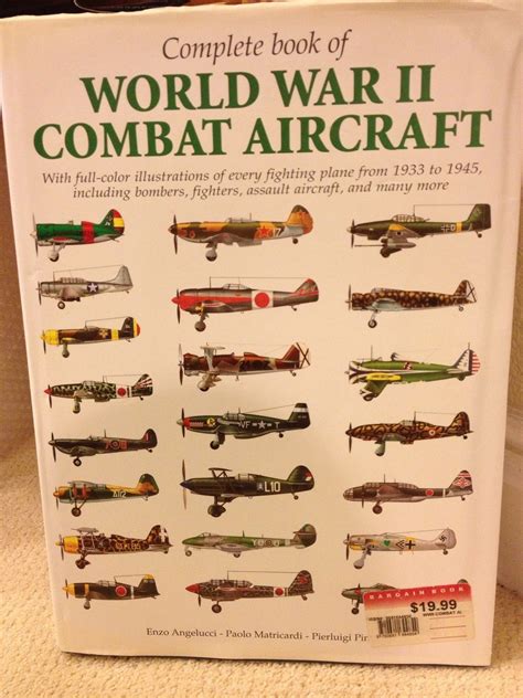 Complete Book Of World War II Combat Aircraft 1933 1945 With Full