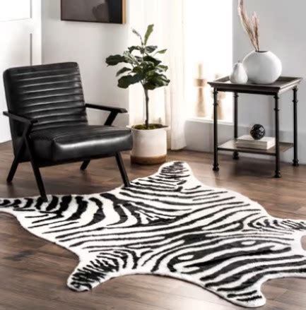 12 Faux Zebra Rugs!! | My Maximalist Apartment Decor - The Huntswoman