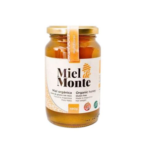 Miel Monte Miel Orgánica Multifloral x 480 gr