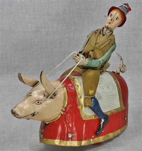 Lehmann Paddy And The Pig German Wind Up Toy From 1920s Ebay Vintage